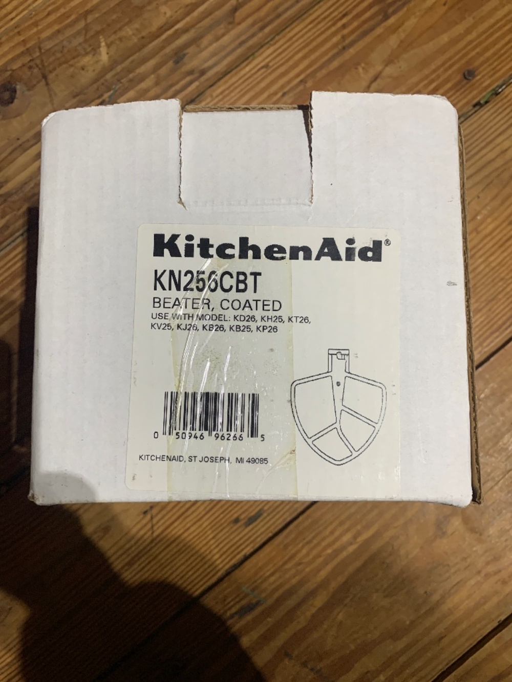 New inbox, KitchenAid beater, coded